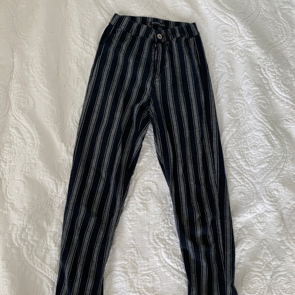 Brandy Melville Striped Tilden Pants